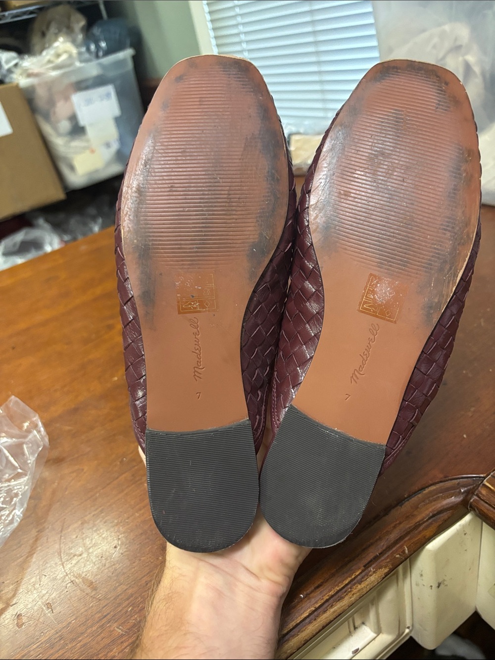 Madewell used The Greta Ballet Flat Mule NW205 - Picture 4 of 4